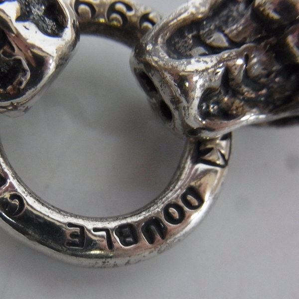 実際に弊社で買取させて頂いたTRAVIS WALKER/トラヴィスワーカー レイデッド レザー ガーゴイル ブレスレット/Tバーの画像 2枚目