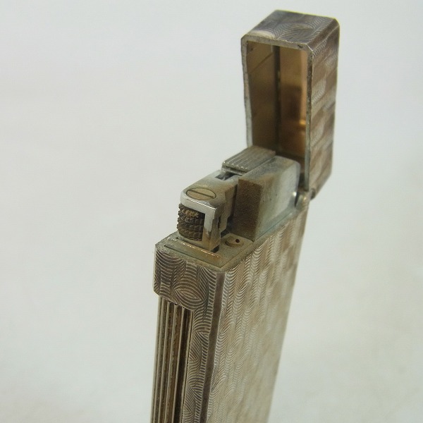 実際に弊社で買取させて頂いたdunhill/ダンヒル サイドローラーガスライター ロゴ シルバーの画像 3枚目