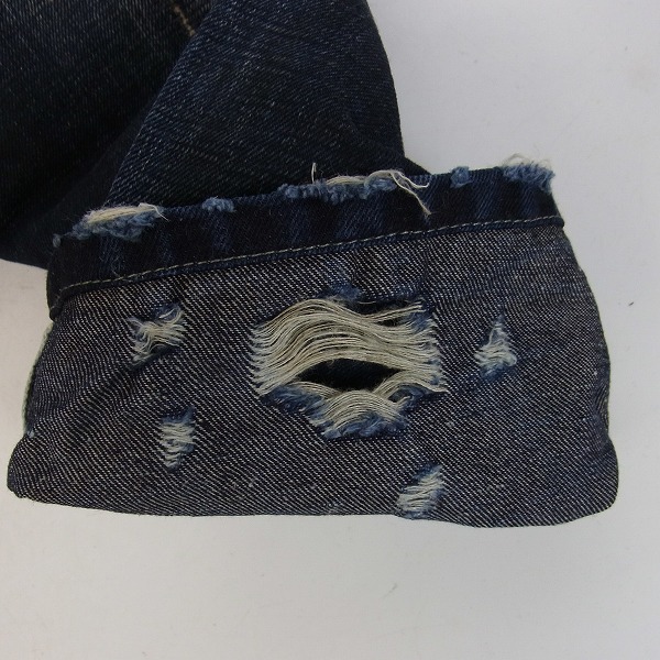 実際に弊社で買取させて頂いたDIESEL BLACK GOLD/ディーゼル ブラック ゴールド クラッシュ加工 デニムパンツ/28の画像 8枚目