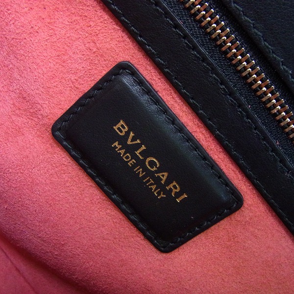 実際に弊社で買取させて頂いたBVLGARI/ブルガリ ブルガリ･ブルガリ アルバ 2Way レザー ハンドバッグ/ショルダーバッグの画像 5枚目