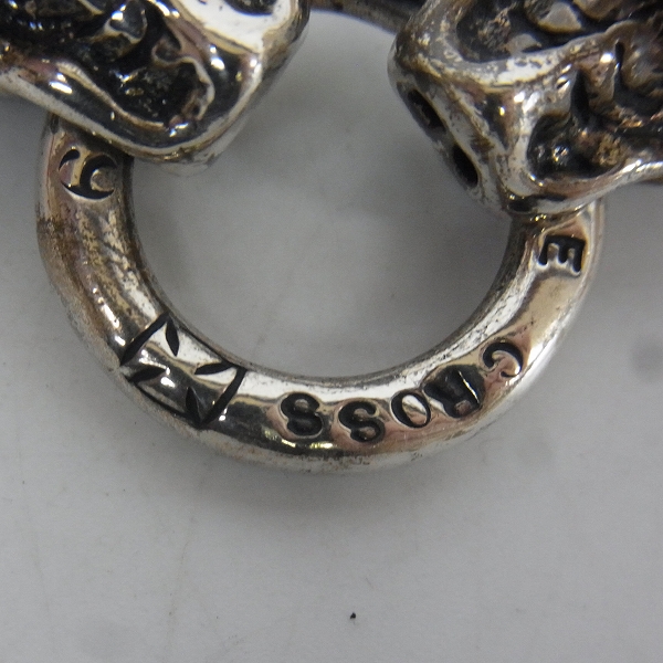 実際に弊社で買取させて頂いたTRAVIS WALKER/トラヴィスワーカー レイデッド レザー ガーゴイル ブレスレット/Tバーの画像 1枚目