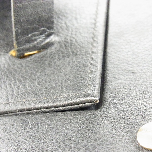 実際に弊社で買取させて頂いたA＆G/エーアンドジー 4クロスボタン オールレザー 写真立て/フォトフレームの画像 5枚目