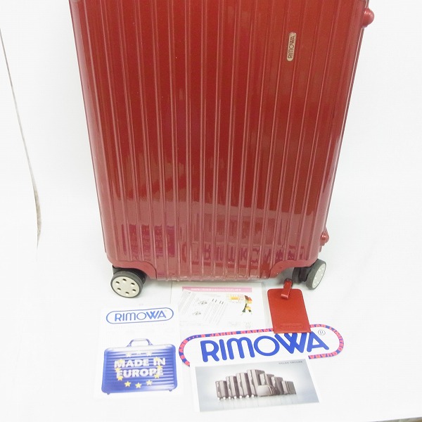 実際に弊社で買取させて頂いたRIMOWA/リモワ サルサデラックス 4輪 マルチホイール 873.63 の画像 8枚目