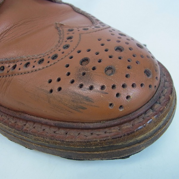 実際に弊社で買取させて頂いたTricker's/トリッカーズ ウイングチップ カントリー ブーツ 2508 UK6.5の画像 6枚目