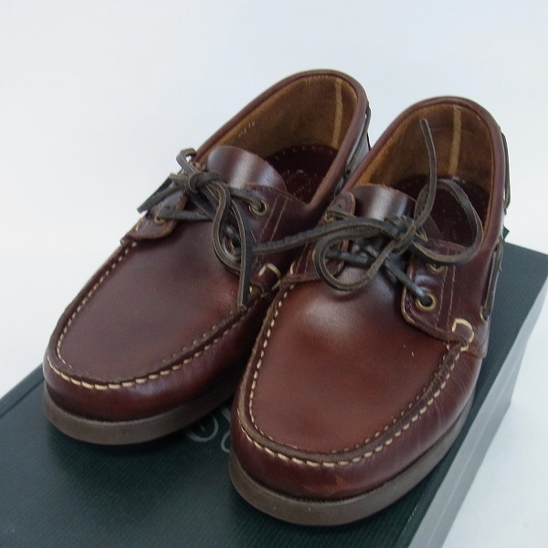 実際に弊社で買取させて頂いたPARABOOT/パラブーツ デッキシューズ ブラウン 7の画像 0枚目