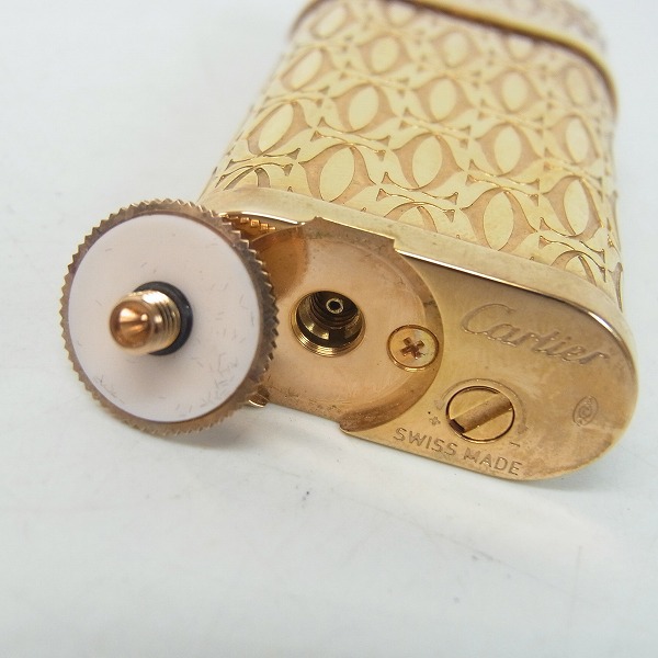 実際に弊社で買取させて頂いたCartier/カルティエ ハッピーバースデー ガスライター ゴールドの画像 2枚目