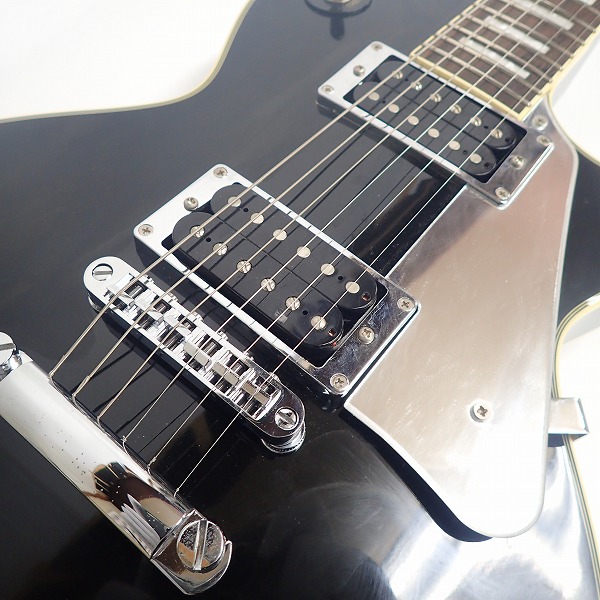 実際に弊社で買取させて頂いた★【型番不明】Blitz by Aria Pro II/ブリッツ Les Paul Custom/レスポールカスタム タイプ エレキギターの画像 6枚目