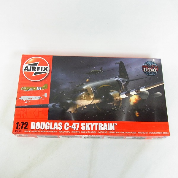 実際に弊社で買取させて頂いたAIRFIX/エアフィックス 1/72 アメリカ空軍 ダグラス C-47 スカイトレイン プラモデル D-DAY 70th Anni.