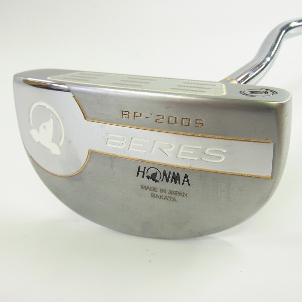 実際に弊社で買取させて頂いた★HONMA/本間ゴルフ マレット型パター BERES BP-2005 33.625インチ