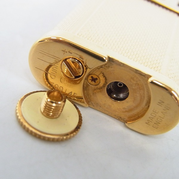 実際に弊社で買取させて頂いたdunhill/ダンヒル UNIQUE/ユニーク イングランド製 ハンマー ガスライター シルバーの画像 2枚目