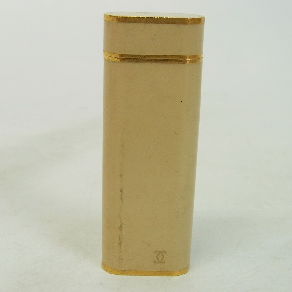 実際に弊社で買取させて頂いたCartier/カルティエ ガスライター クリーム×ゴールド