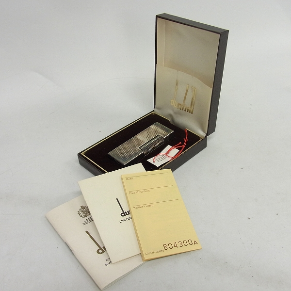 実際に弊社で買取させて頂いたdunhill/ダンヒル ローラーガスライター シルバーの画像 6枚目