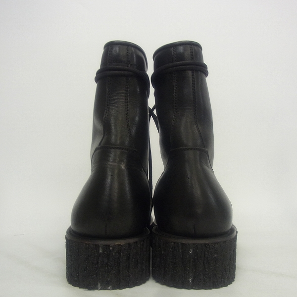 実際に弊社で買取させて頂いたMoonage Devilment×nil admirari/ムーンエイジデビルメント×ニルアドミラリ レザーレースアップブーツ /MFW-0067/40の画像 1枚目