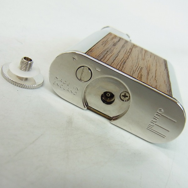実際に弊社で買取させて頂いたdunhill/ダンヒル UNIQUE/ユニーク ターボ/ガスライター イングランド製 ウッド貼り/QLL2216の画像 2枚目