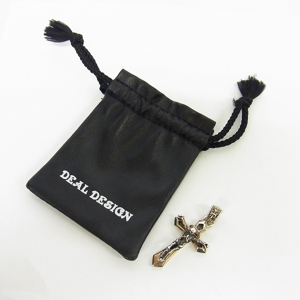実際に弊社で買取させて頂いたDEAL DESIGN/ディールデザイン リバイブクロススカル ペンダントの画像 4枚目