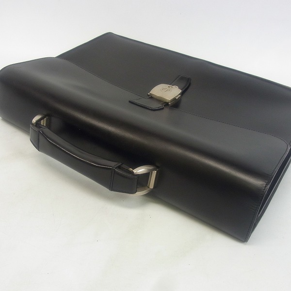 実際に弊社で買取させて頂いたdunhill/ダンヒル オールレザーダレスバッグ/オーガナイザーの画像 2枚目