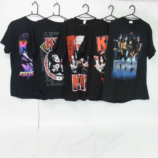 実際に弊社で買取させて頂いたKISS/キッス バンドTシャツ 5点セット