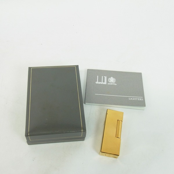 実際に弊社で買取させて頂いたdunhill/ダンヒル サイドローラーガスライター ゴールドの画像 4枚目