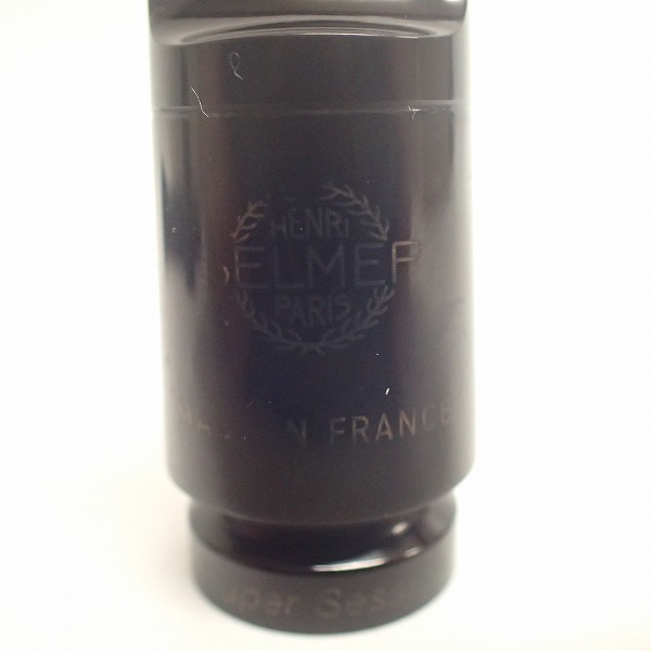 実際に弊社で買取させて頂いたSELMER/セルマー Super Session/スーパーセッション E ソプラノサックス用マウスピース リガチャー/キャップ付きの画像 4枚目