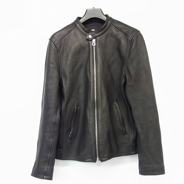 実際に弊社で買取させて頂いたHARE/ハレ ラムレザーシングルライダースジャケット HA030006AD/M