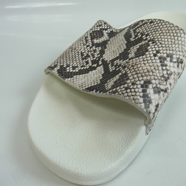 実際に弊社で買取させて頂いたadidas/アディダス HYKE ADILETTE PYTHON/ハイク アディレッタ パイソン 伊勢丹限定/サンダル S76700/29.5の画像 6枚目