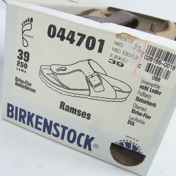 実際に弊社で買取させて頂いたBIRKENSTOCK/ビルケンシュトック RAMSES/ラムゼス サンダル/39の画像 9枚目