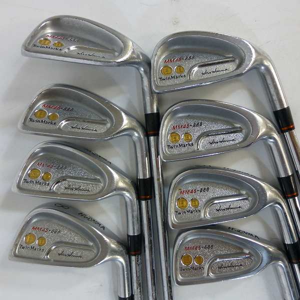 実際に弊社で買取させて頂いた★HONMA/本間ゴルフ アイアン8本セット Twin Marks/ツインマークス MM45-888 Sフレックスの画像 1枚目