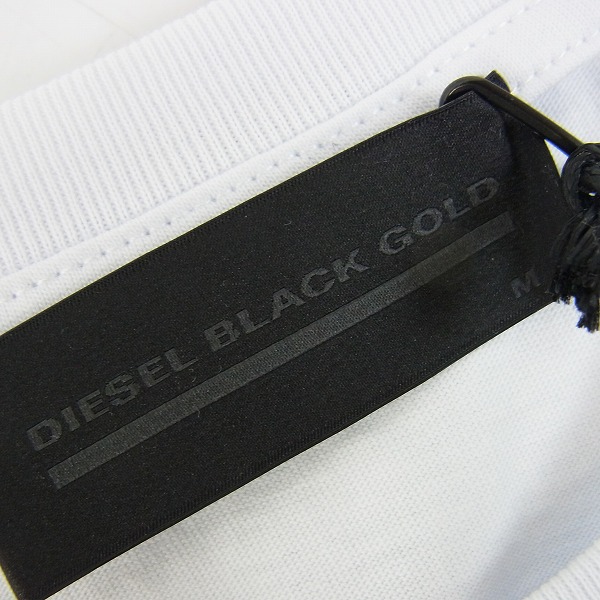 実際に弊社で買取させて頂いた【未使用】DIESEL BLACK GOLD/ディーゼル ブラックゴールド Tシャツ /Mの画像 2枚目