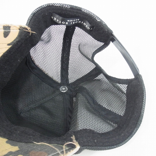 実際に弊社で買取させて頂いたYOSINORI KOTAKE×BARNEYS NEWYORK/ヨシノリコタケ×バーニーズニューヨーク メッシュキャップ カモ柄/迷彩柄 スパンコール/スターの画像 4枚目