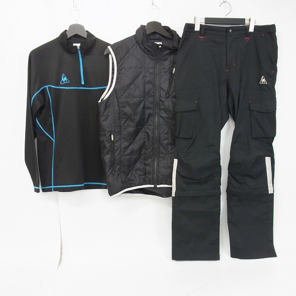 実際に弊社で買取させて頂いたle coq sportif/ルコックスポルティフ トップス/パンツ/中綿ベスト L/O 3点セット