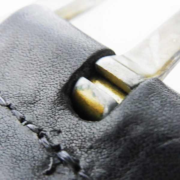 実際に弊社で買取させて頂いたARMANI JEANS/アルマーニジーンズ レザー ベルト 85/100の画像 6枚目