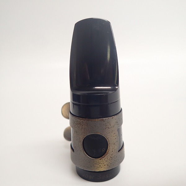 実際に弊社で買取させて頂いたSELMER/セルマー Super Session/スーパーセッション E ソプラノサックス用マウスピース リガチャー/キャップ付きの画像 1枚目