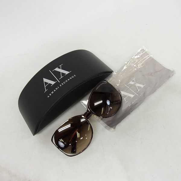実際に弊社で買取させて頂いたARMANI EXCHANGE/アルマーニエクスチェンジ サングラス AX2009S/6033/13 茶の画像 7枚目