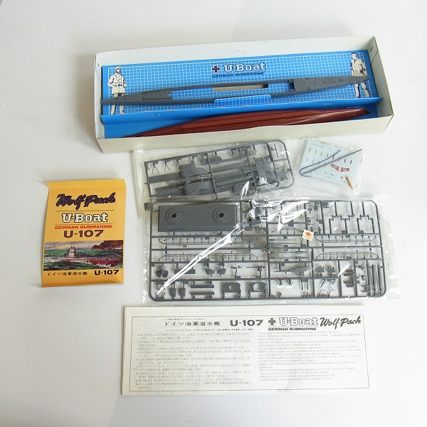 実際に弊社で買取させて頂いたNichimo/ニチモ 1/200 U-Boat TypeIXB/ Uボート IX B型 プラモデルの画像 1枚目