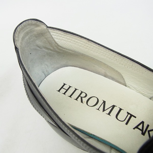実際に弊社で買取させて頂いたHIROMU TAKAHARA/ヒロムタカハラ ドレス/バターナイフシューズ/40 1/2の画像 4枚目