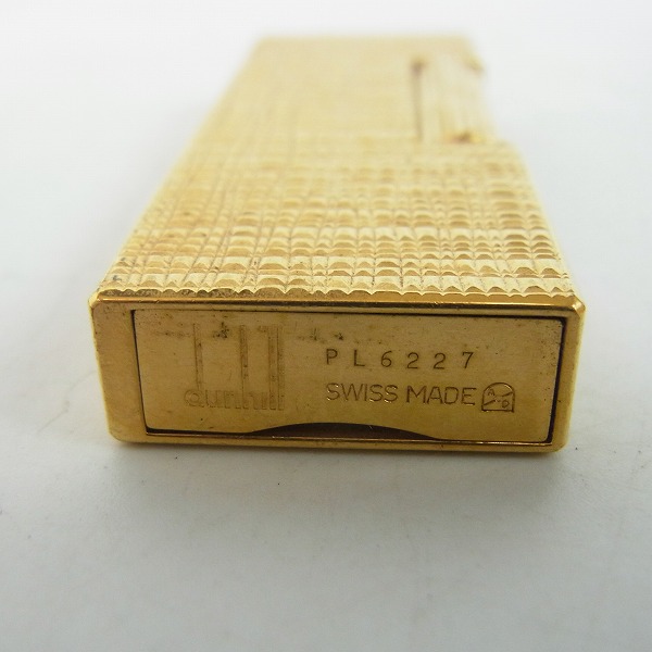 実際に弊社で買取させて頂いたdunhill/ダンヒル サイドローラーガスライター ゴールドの画像 2枚目