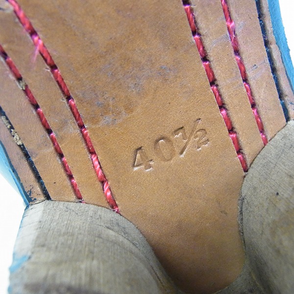 実際に弊社で買取させて頂いたHIROMU TAKAHARA/ヒロムタカハラ ドレス/バターナイフシューズ/40 1/2の画像 5枚目