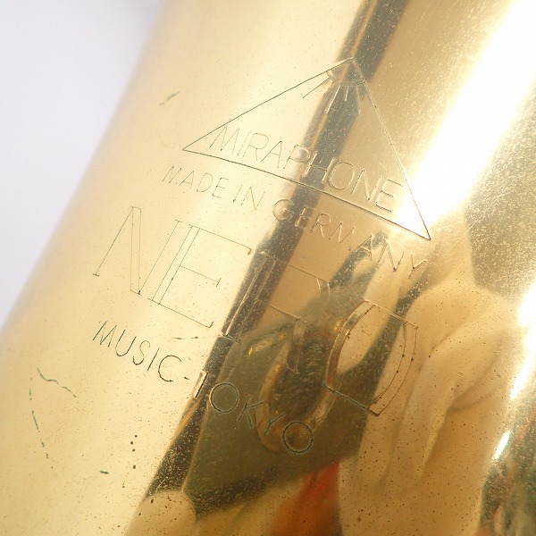 実際に弊社で買取させて頂いた★【型番不明/ジャンク】MIRAPHONE /ミラフォン チューバ ベル径約40cm/全長約100cm 管楽器 の画像 1枚目