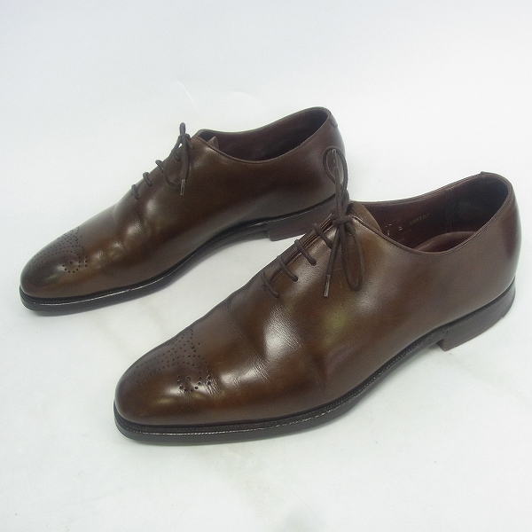 実際に弊社で買取させて頂いたCrockett&Jones/クロケットアンドジョーンズ ホールカット/ドレスシューズ WEYMOUTH/9411-19B 7Eの画像 3枚目