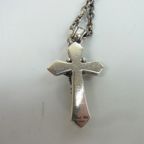 実際に弊社で買取させて頂いたDEAL LTD/ディールエルティーディー DEAL DESIGN リバイブクロスペンダント/ネックレスチェーンの画像 2枚目