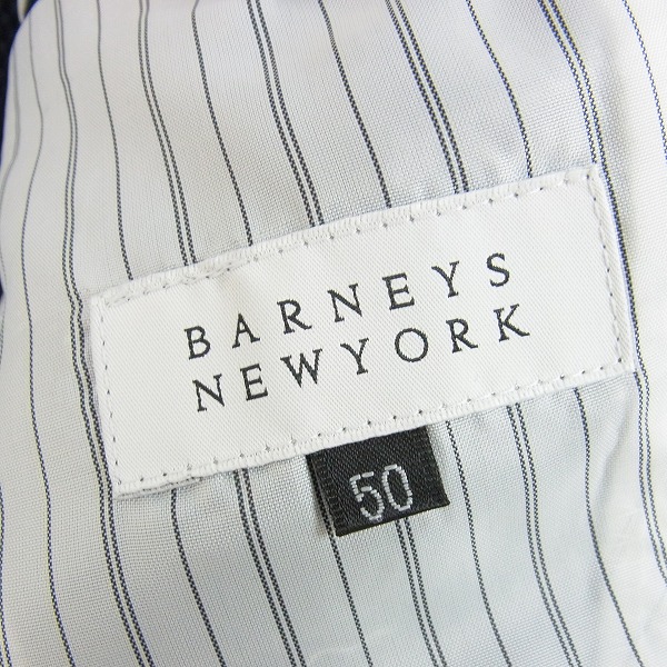 実際に弊社で買取させて頂いたBARNEYS NEWYORK/バーニーズニューヨーク コットンテーラードジャケット 50の画像 2枚目