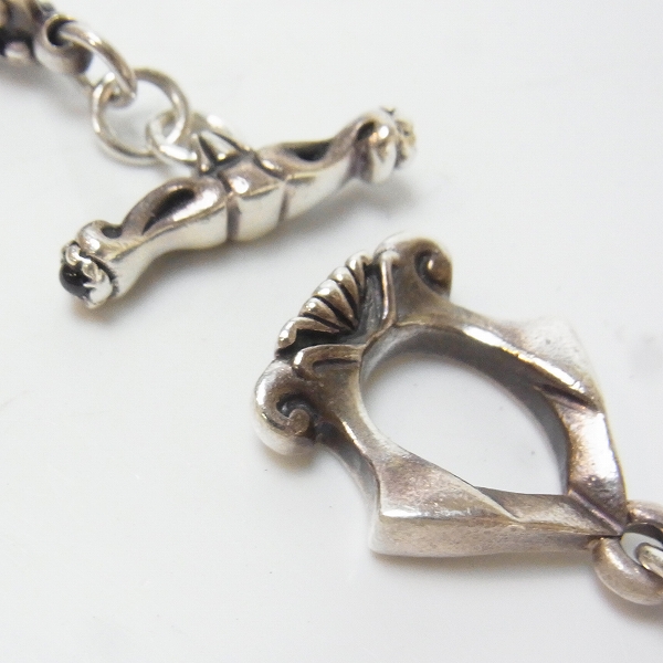 実際に弊社で買取させて頂いたロードキャメロット 燭台モチーフペンダントトップ/ガーネットチェーン LC163/LC1102の画像 3枚目