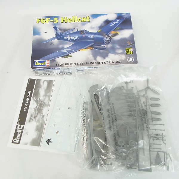 実際に弊社で買取させて頂いたRevell/レベル他 ヘルキャット/アべンジャー/日本陸軍 中島 キ27 九七式戦闘機 1/48 プラモデル 3点セットの画像 1枚目