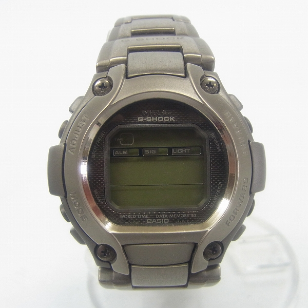 実際に弊社で買取させて頂いたG-SHOCK/Gショック MR-G チタン フルフローライン  MRG-220T-1【動作未確認】