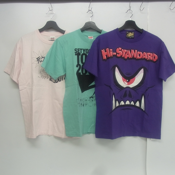 実際に弊社で買取させて頂いた銀杏BOYZ/Hi-STANDARD/ハイスタンダード他 バンドTシャツ/バンT M 6点セットの画像 2枚目