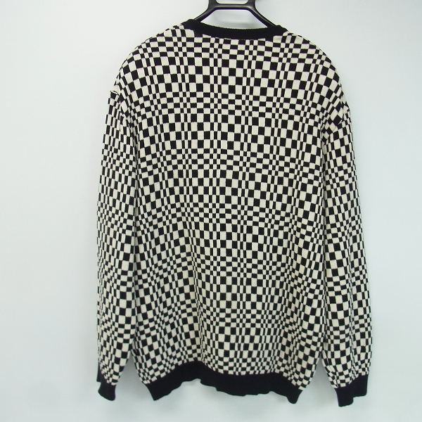 実際に弊社で買取させて頂いたCOOTIE/クーティー 18SS Crazy Checkered/クレイジー チェッカード カーディガン/Mの画像 1枚目