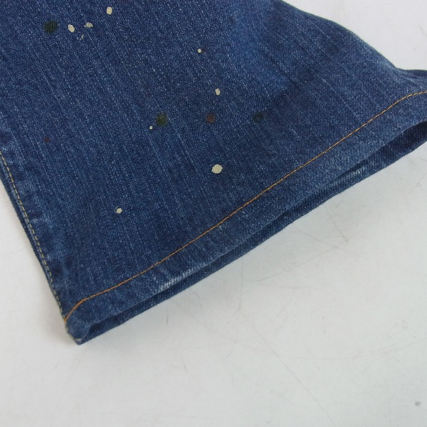 実際に弊社で買取させて頂いたSOPHNET/ソフネット ダメージ/ペイント加工 デニムパンツ X-146/Mの画像 8枚目