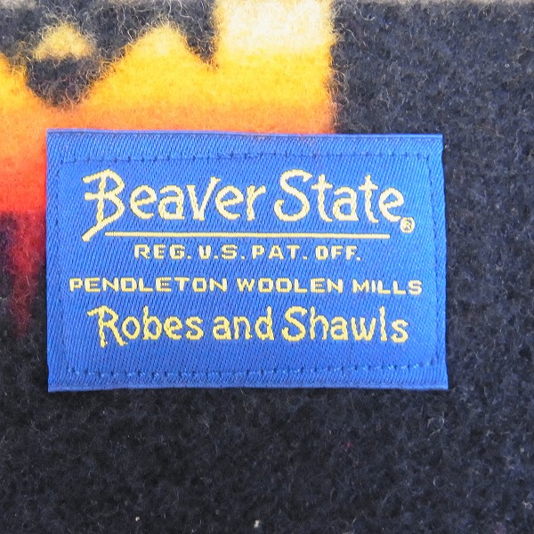 実際に弊社で買取させて頂いたPENDLETON/ペンドルトン ウール混ネイティブ柄マット Beaver Stateの画像 2枚目