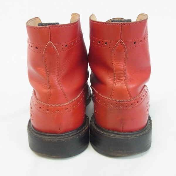 実際に弊社で買取させて頂いたTricker's/トリッカーズ ST JAMES カントリーブーツ 6828 レッド/8.5の画像 1枚目