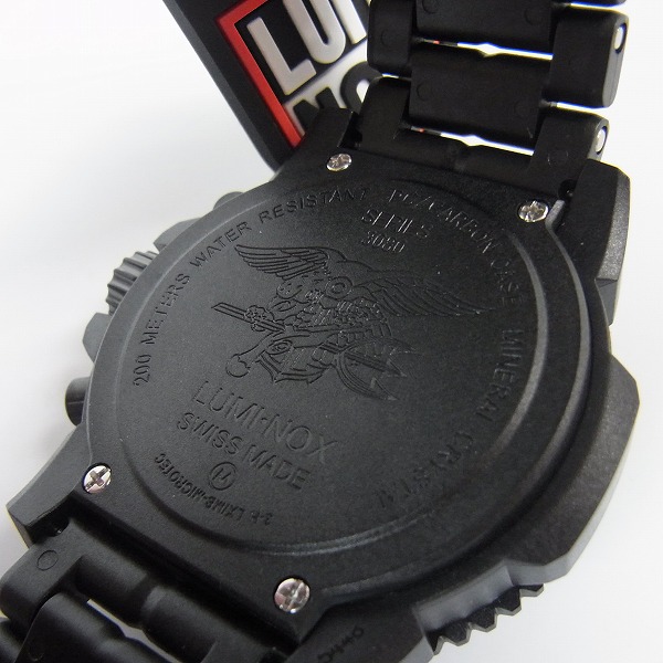 実際に弊社で買取させて頂いたLUMINOX/ルミノックス ブラックアウト クロノグラフ カーボン SERIES3080の画像 3枚目